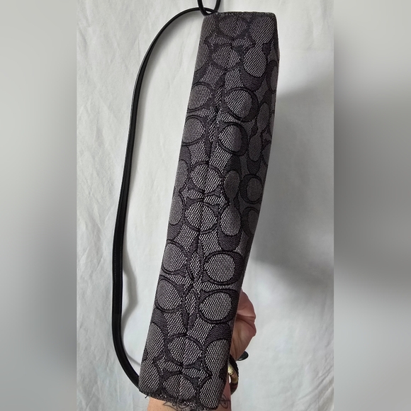 Coach File Crossbody Black Signature Jacquard Crossbody Shoulder Bag w Hangtag - Picture 4 of 12